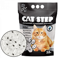 Наполнитель для кошек CAT STEP Arctic Black&White впитывающий, силикагелевый